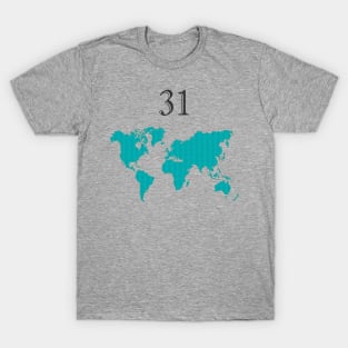 My Number 31 & The World T-Shirt